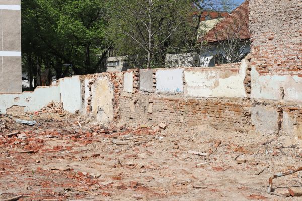 Brick Wall Demolition in Kenner