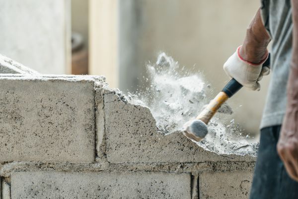 Block Wall Demolition in Kenner